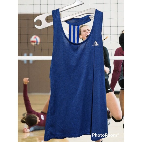 Adidas Climalite‎ Tank Size S ( Blue) A98 - Picture 1 of 2